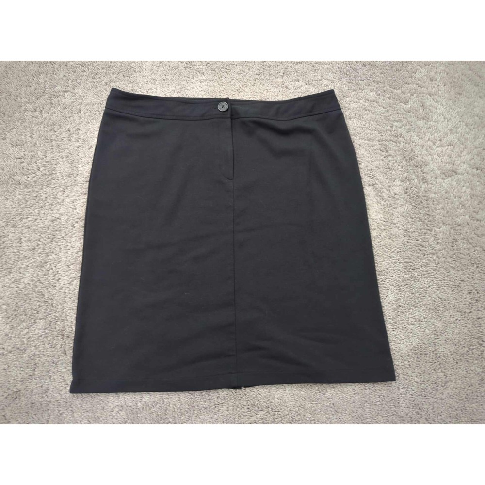 Isaac Mizrahi for Target Pencil Skirt Womens 16 Black Knee Length Career Office